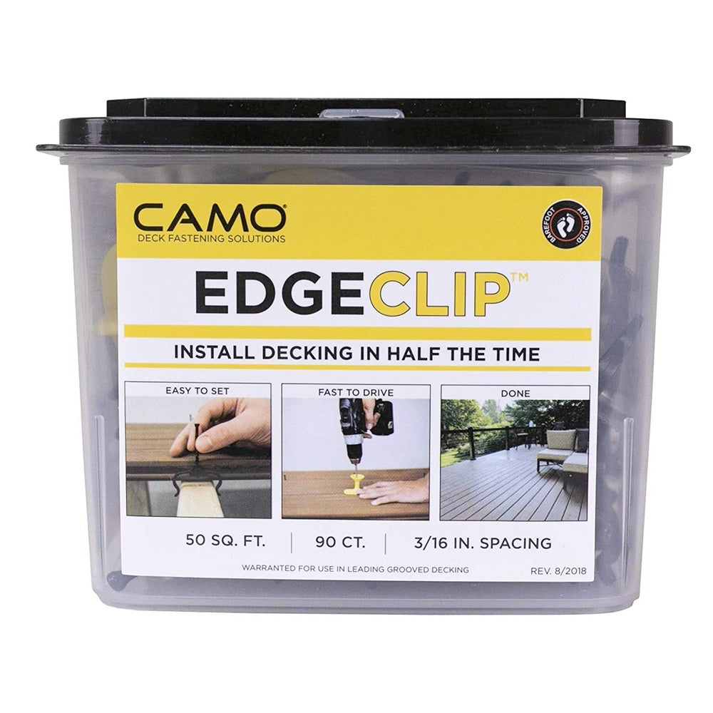 CAMO EDGE CLIP BOX 90CT 50SQF