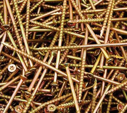 TIMBERLINE 6IN 5 LB BOX YELLOW GOLD ZINC SCREWS STAR HEAD T-25