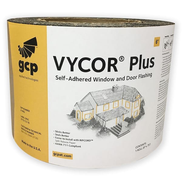 VYCOR 6"X 75' ICE/WATER SHIELD WINDOW WRAP