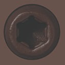 CAP-TOR CHOCOLATE 2-3/4 1750CT