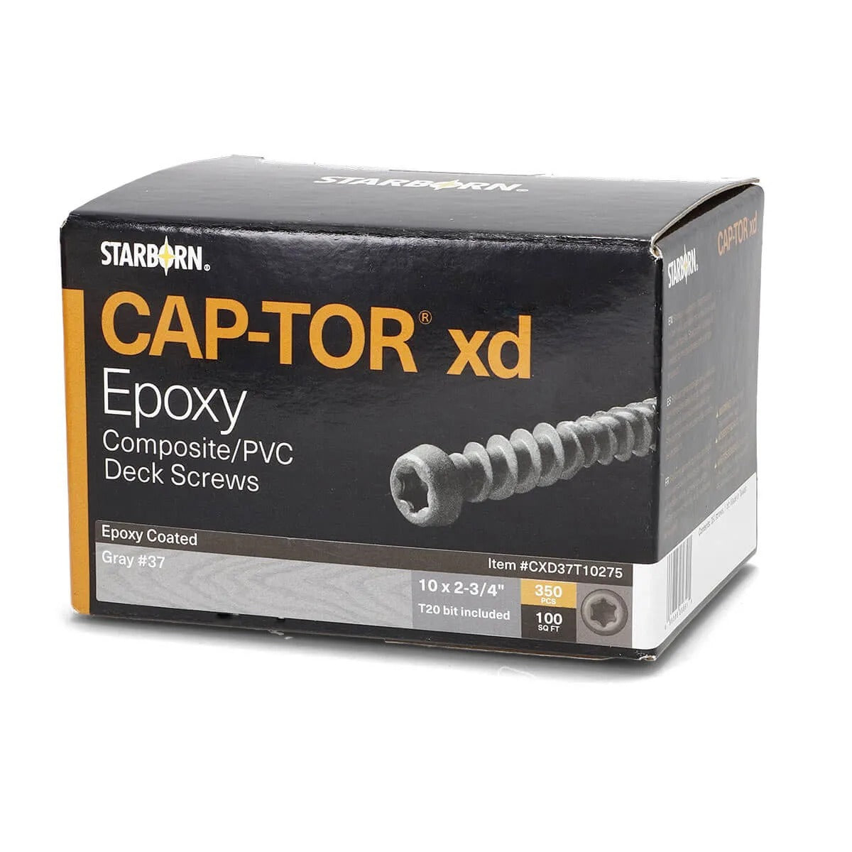 CAP-TOR XD EPOXY 2-3/4 GRAY #37 350 CT
