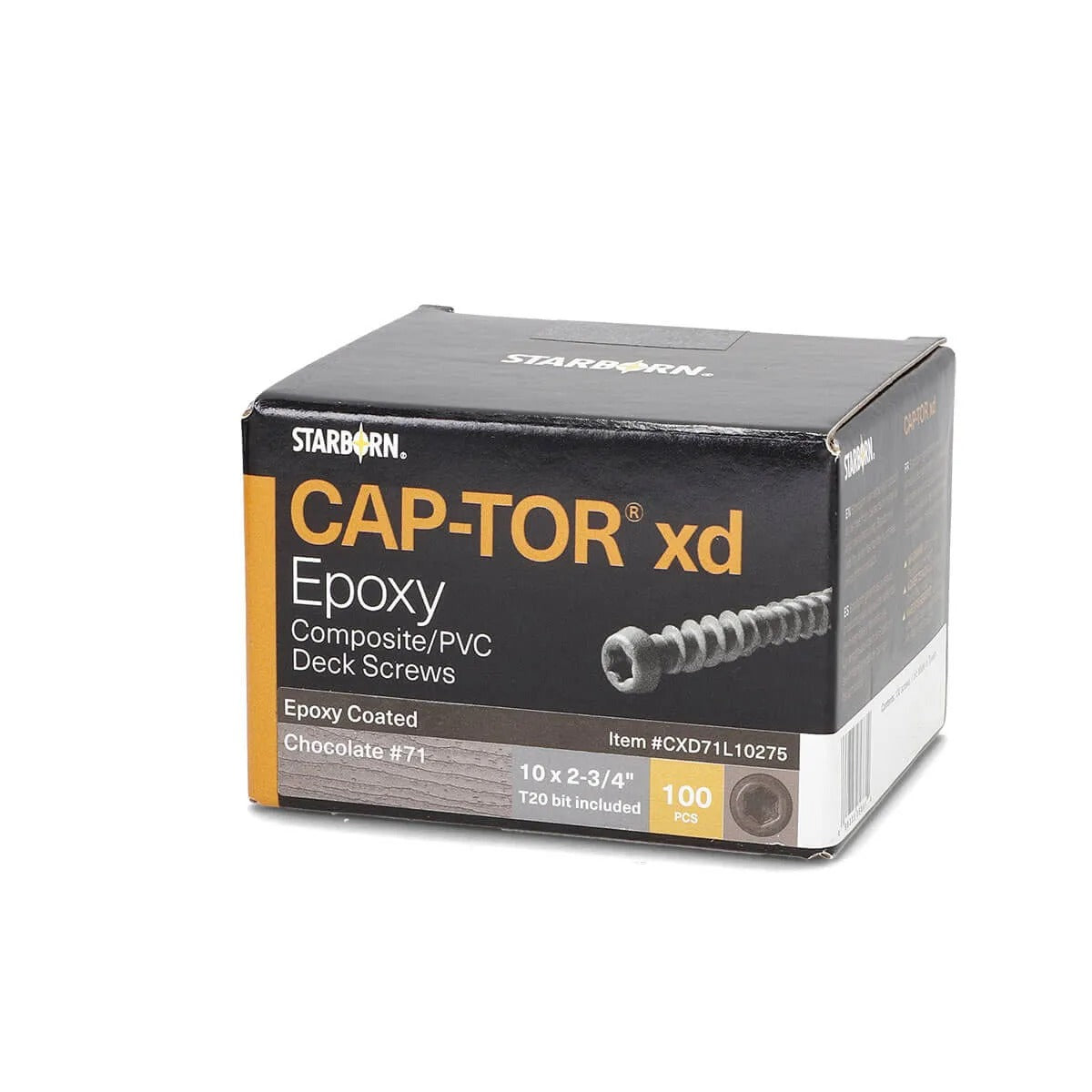 CAP-TOR XD EPOXY 2 3/4 CHOCOLATE #71 350 CT