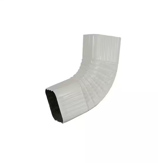 ALUM 2X3 DOWNSPOUT ELBOW B WHITE
