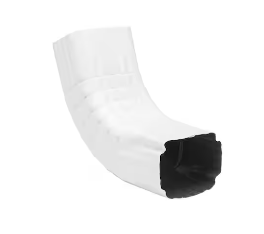 ALUM 2X3 DOWNSPOUT ELBOW A WHITE