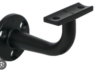 FORTRESS BLACK ROUND 1.5 GRABRAIL 90 DEG BRACKET