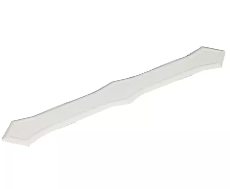 ALUM DOWNSPOUT PIPE BAND WHITE