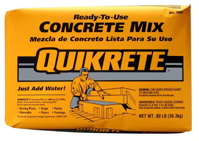CONCRETE QUIKRETE 80LB BAG