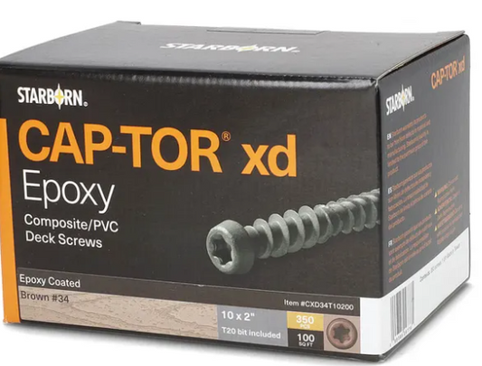 CAP-TOR XD EPOXY 2-3/4IN CEDAR #81 350/CT