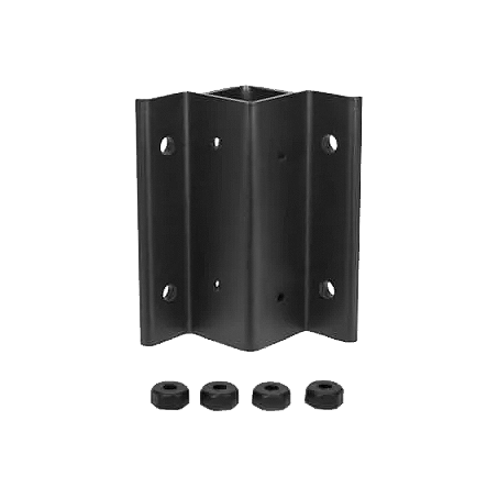 FORTRESS FE26 BLKSND 2IN FASCIA MOUNT INSIDE CORNER BRACKET
