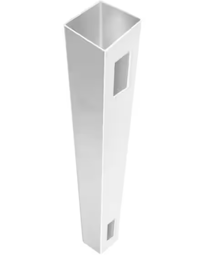 VINYL RAIL POST 4" X 4" X 38.5" WHITE