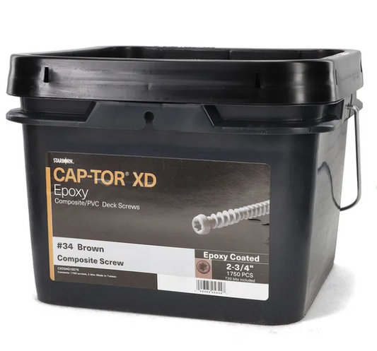 CAP-TOR XD EPOXY 2 3/4 BROWN #34 1750 CT