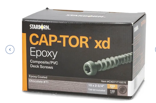 CAP-TOR XD EPOXY 2 3/4 CHOCOLATE #71 1750 CT