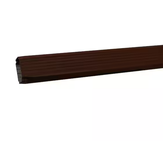 ALUM 3X4 DOWNSPOUT ROYAL BROWN