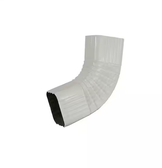 ALUM 2X3 DOWNSPOUT ELBOW B WHITE