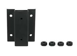 FORTRESS FE26 BLKSND 2IN FASCIA MOUNT STRAIGHT BRACKET