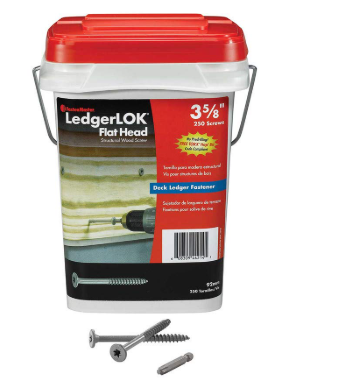 LedgerLOK 3 5/8" Bucket 250CT