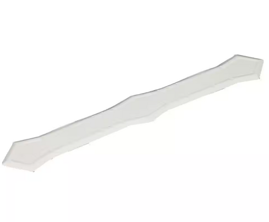 ALUM DOWNSPOUT PIPE BAND WHITE