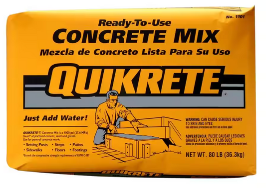 CONCRETE QUIKRETE 80LB BAG