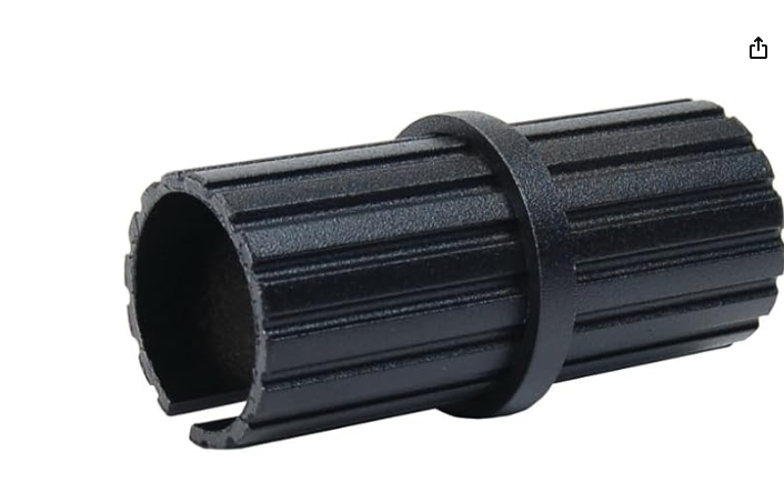 FORTRESS BLACK ROUND 1.5 GRABRAIL ADJUSTABLE SPLICE PIECE