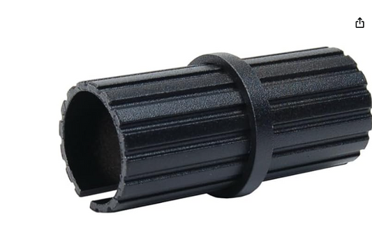 FORTRESS BLACK ROUND 1.5 GRABRAIL ADJUSTABLE SPLICE PIECE
