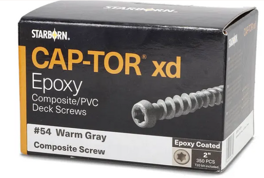 CAP-TOR XD EPOXY 2 3/4 Warm Gray #54 350 CT
